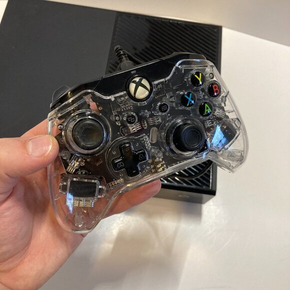 Microsoft Xbox One 1540 Black Console Bundle Tested Working W/ Controller - Picture 5 of 16